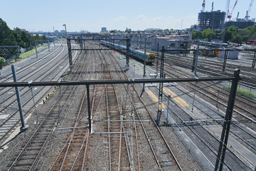 電車　線路　風景