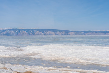 Lake Baikal, Russia, the world's largest freshwater lake, is located in Siberia and was declared a...