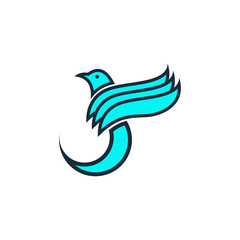 bird logo template