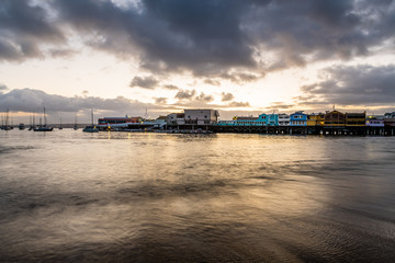 Old Fisherman's Wharf, Monterey Bay at Dawn