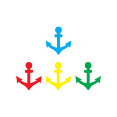 anchor icon, naval icon