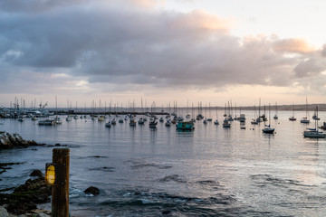 Old Fisherman's Wharf, Monterey Bay at Dawn