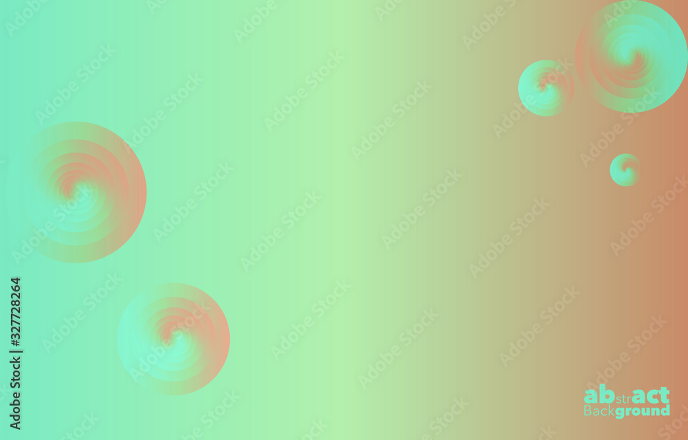 Poster abstract gradient on a sky blue and orange peach background with copy space. card. Poster. elements design for presentation. Landing Page Webside. Minimal Concept.