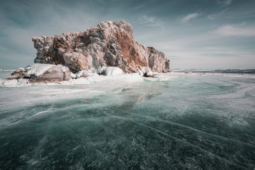Lake Baikal, Russia, the world's largest freshwater lake, is located in Siberia and was declared a...