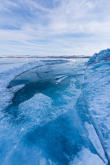 Lake Baikal, Russia, the world's largest freshwater lake, is located in Siberia and was declared a...
