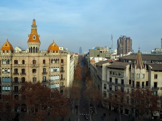 Fototapeta premium バルセロナの街並みーBALCERONA City View