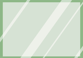 Transparent Glass, Light Green Background, Clear Window © lisheng2121