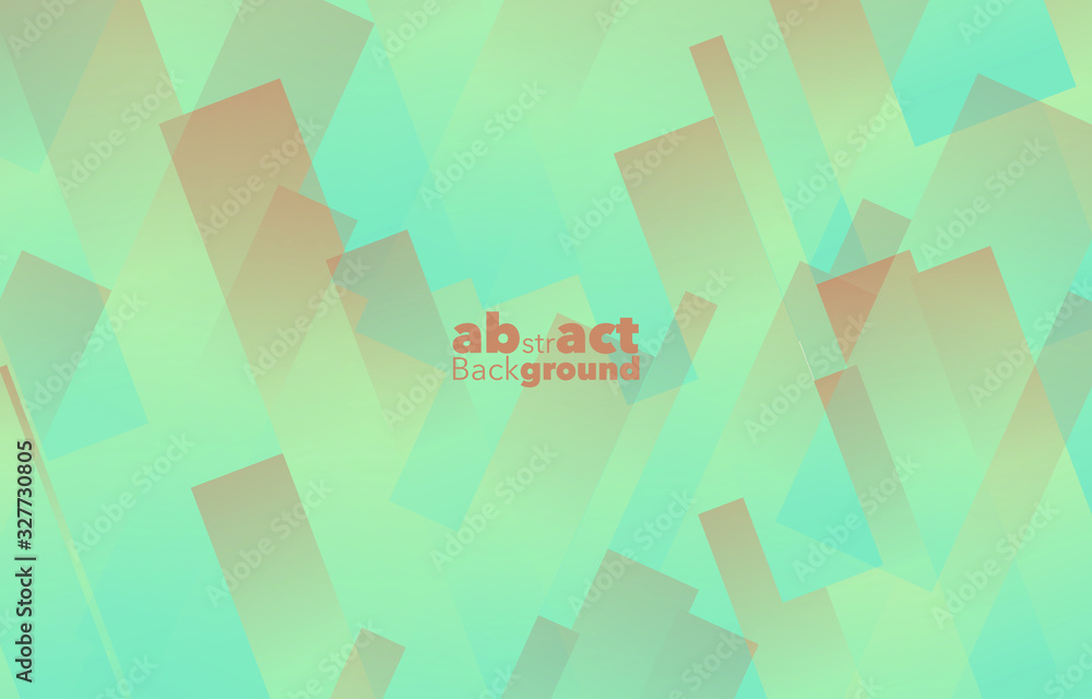 Poster square graphic, abstract gradient on a sky blue and orange peach background with copy space. card. p