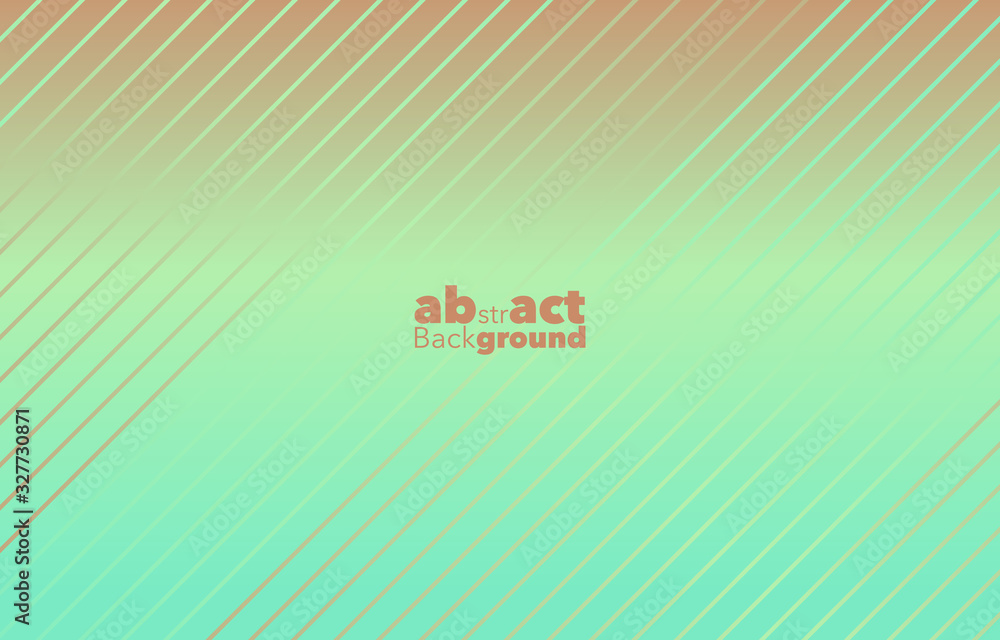 Poster square graphic, abstract gradient on a sky blue and orange peach background with copy space. card. p