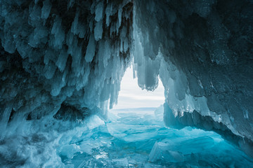 Winter on Lake Baikal, Russia