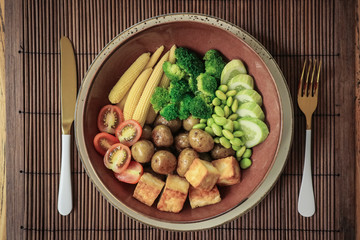 Vegan Buddha Bowl with tofu