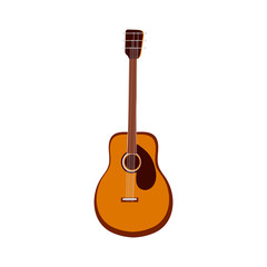 Fototapeta premium Guitar seamless pattern. Stringed musical instrument. Vector illustration on a white background