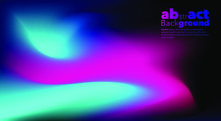 Fluid Blurred Gradient Background. Abstract Backdrop for Poster, Brochure, card, Invitation Card, Music Festival, Landing Page Webside. Minimal Concept. Trends of the future.