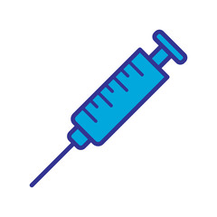 syringe icon vector template