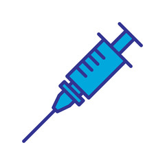 syringe icon vector template