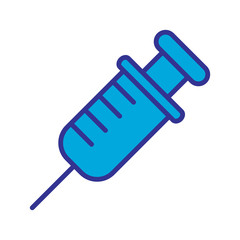 syringe icon vector template
