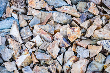 texture of colored rock stones