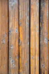 Naklejka premium brown old wooden fence texture