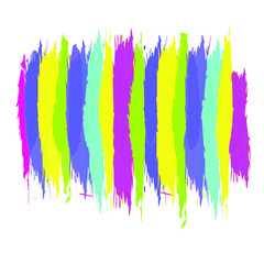 multicolored blots isolated on white background.pink,blue,green,red,black,yellow, purple splash. copy space. vector illustration.