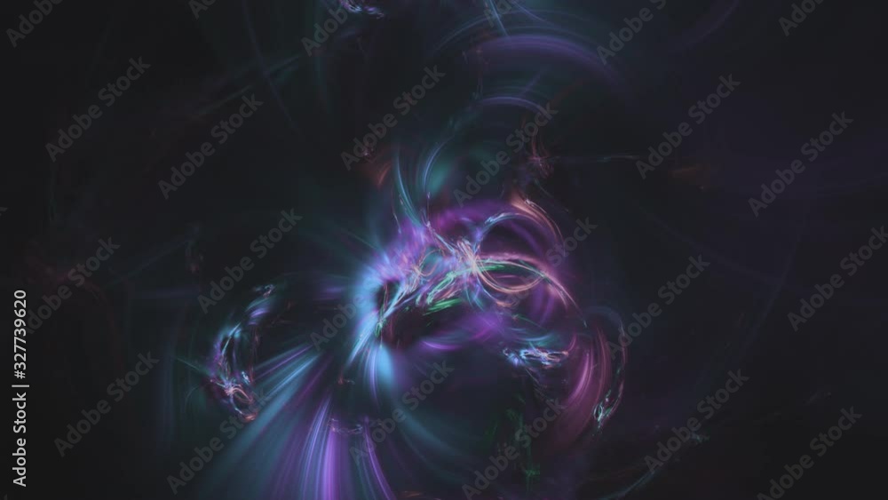 Poster portal nebula journey into another space dimension. abstract background. futuristic colorful swirl a