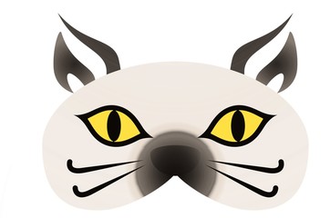 illustration of cartoon cat