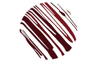 Brush stroke and texture  isolated on white . chocolate concept