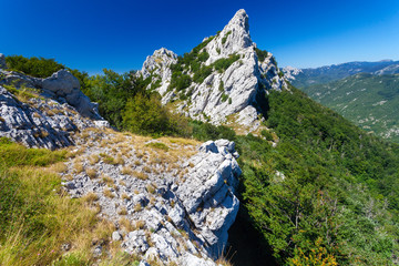 Dabarski kukovi rocks on the Velebit mountain, Croatia