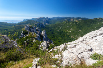 Dabarski kukovi rocks on the Velebit mountain, Croatia