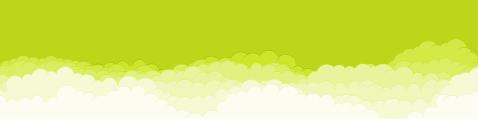 Abstract Color Clouds Sky Generative Art background illustration