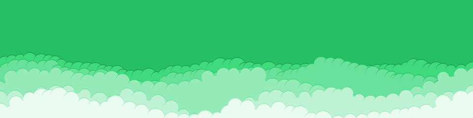 Abstract Color Clouds Sky Generative Art background illustration