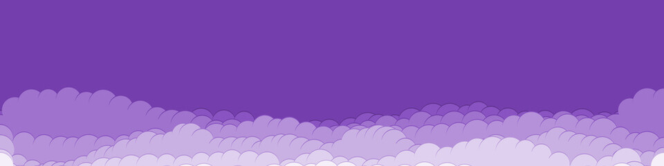 Abstract Color Clouds Sky Generative Art background illustration