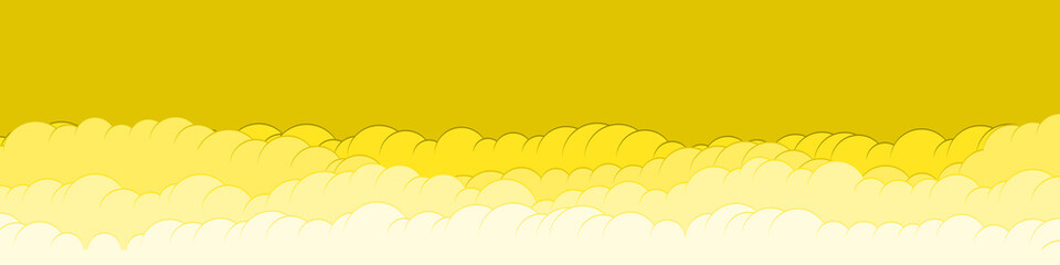 Abstract Color Clouds Sky Generative Art background illustration
