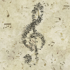 Grunge musical background.