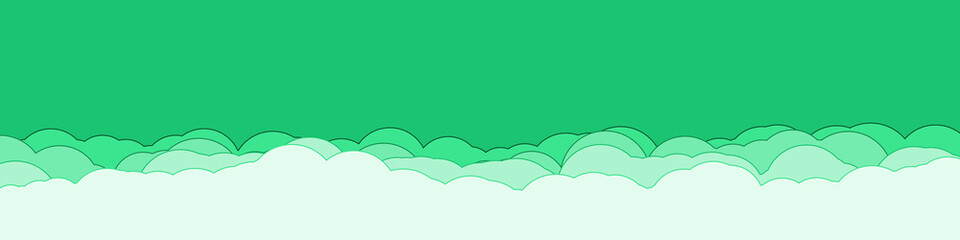 Abstract Color Clouds Sky Generative Art background illustration