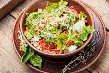 Vitamin vegetable salad.