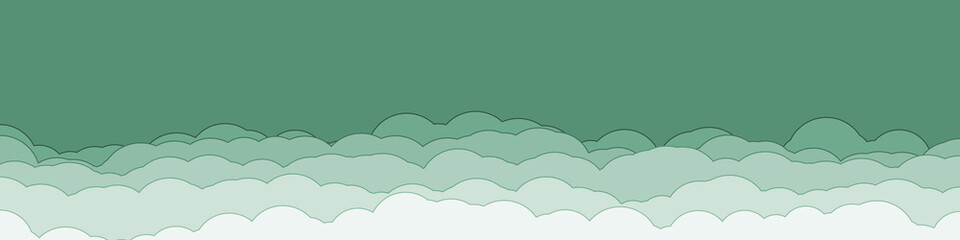 Abstract Color Clouds Sky Generative Art background illustration