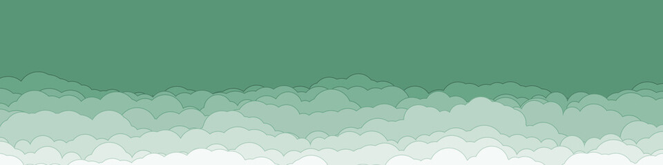Abstract Color Clouds Sky Generative Art background illustration