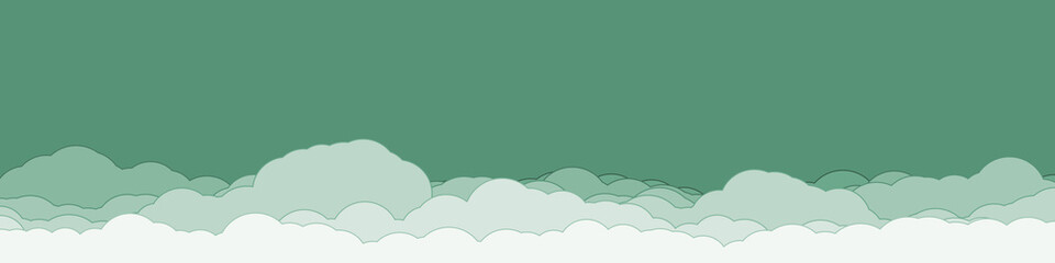 Abstract Color Clouds Sky Generative Art background illustration