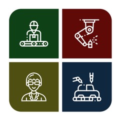 cogwheel simple icons set