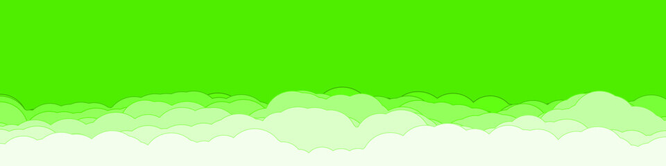 Obraz premium Abstract Color Clouds Sky Generative Art background illustration