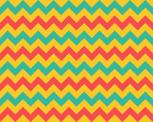 Zigzag pattern seamless. Zig zag background color. Vector abstract design.