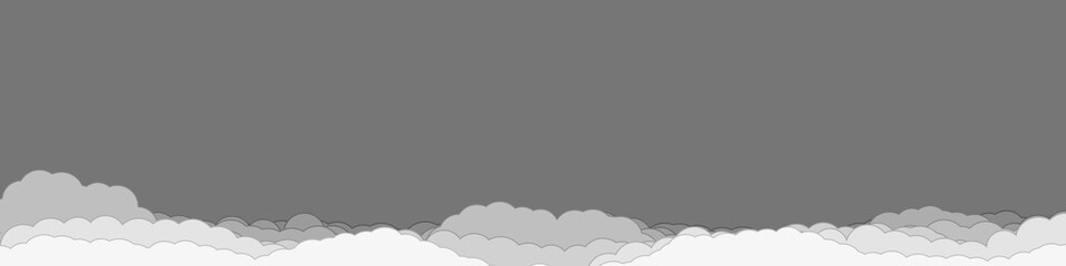 Abstract Color Clouds Sky Generative Art background illustration