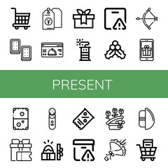 present icon set