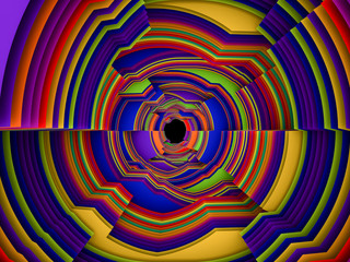 Abstract Striped Design