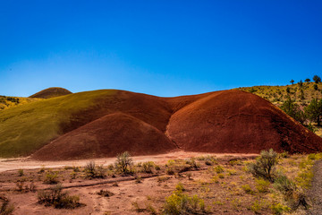 Colorful layers of Painted Hills