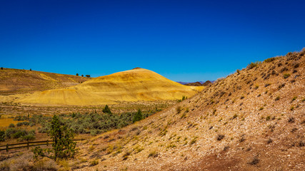 Colorful layers of Painted Hills