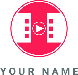 logo video slides. transitions, frames.