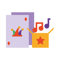 playing card with jester hat, april fool day