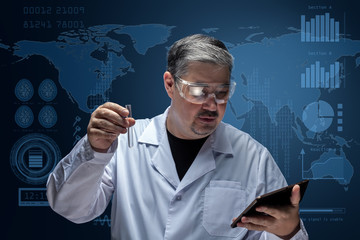 Conducting experiments in a modern biological laboratory