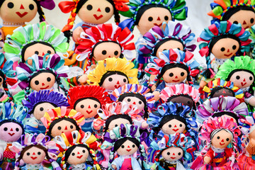 The oaxaca dolls called "Lele" or "Otomi" dolls are a tradition in Mexico.